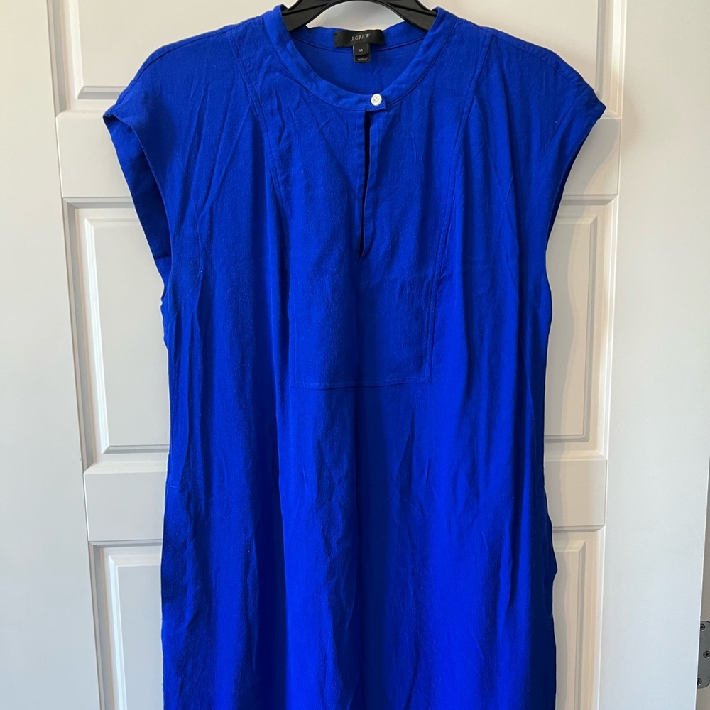 J Crew Blue Dress **With Pockets!**